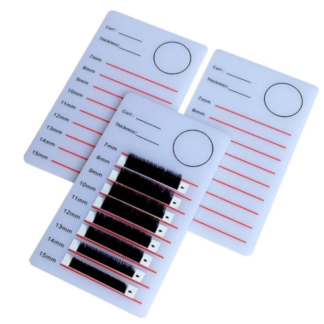 Acrylic eyelashes tile