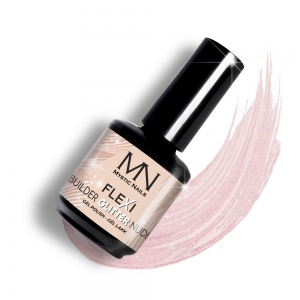 Flexi Builder Glitter Nude- 12ml - base rinforzante semi