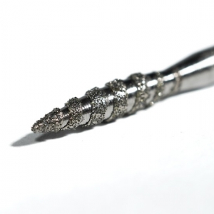 Nail drill bit - diamond - tornado (medium coarse)