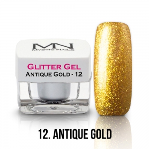 Glitter Gel - 12 Antique Gold