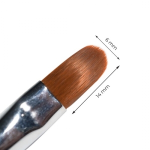 Glamour No File Oval Gel Brush #6