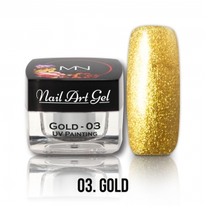 Painting Nail Art Gel - 03 - Gold - (HEMA-free) 4g