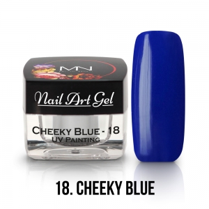 Painting Nail Art Gel - 18 - Cheeky Blue - (HEMA-free) 4g