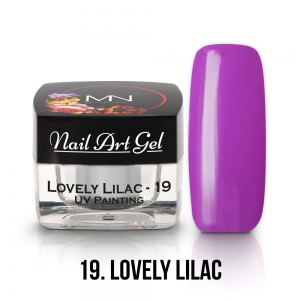 Painting Nail Art Gel - 19 - Lovely Lilac - (HEMA-free) 4g