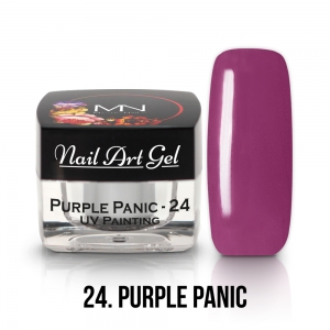 Painting Nail Art Gel - 24 - Purple Panic - (HEMA-free) 4g