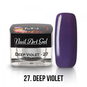 Painting Nail Art Gel - 27 - Deep Violet - (HEMA-free) 4g