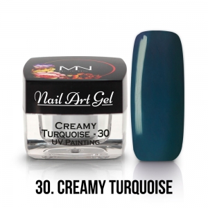 Painting Nail Art Gel - 30 - Turquoise - (HEMA-free) 4g