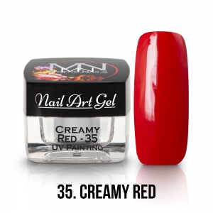 Painting Nail Art Gel - 35 - Creamy Red - (HEMA-free) 4g